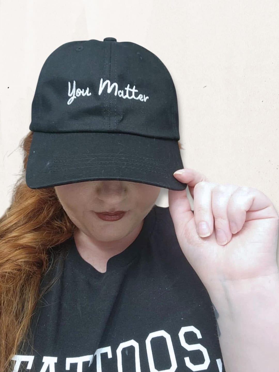 Customer photo review of You Matter Hat