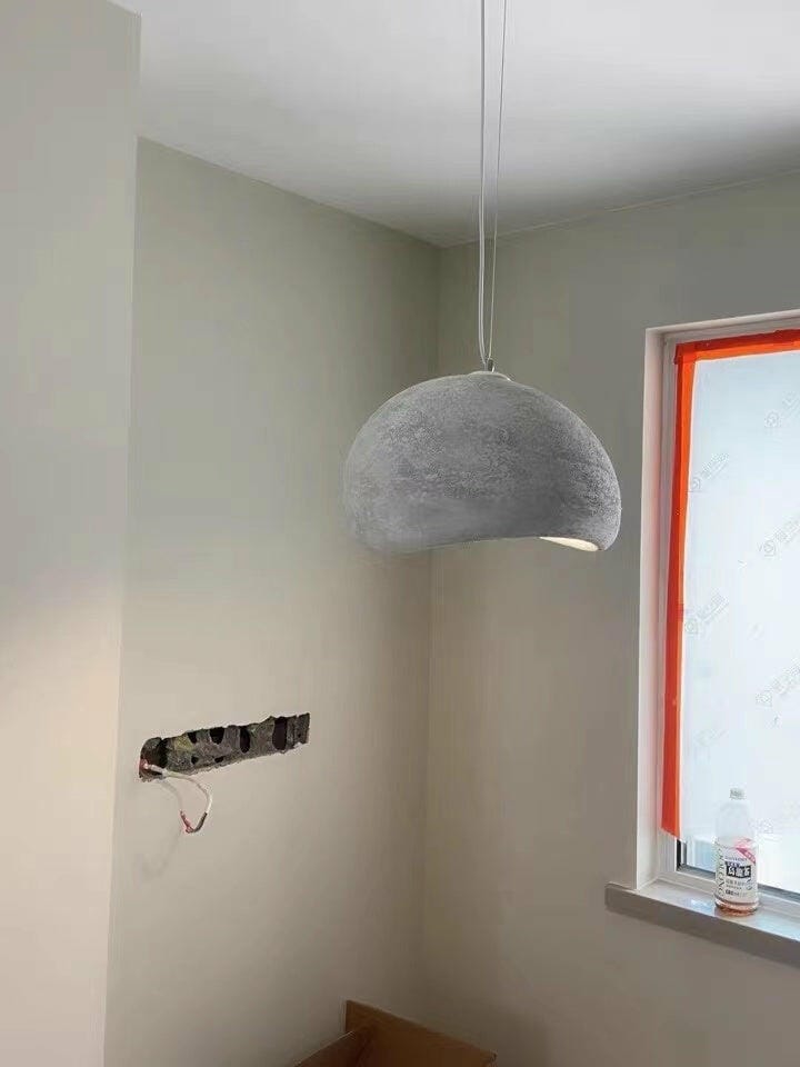 Customer photo review of Pendant Light, Nubia Cloud Sphere, Polystyrene Shade, E26 LED
