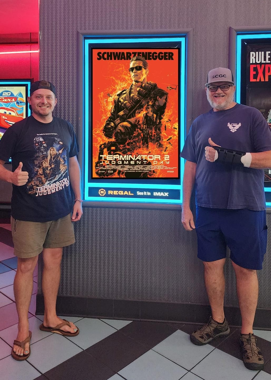 Customer photo review of TERMINATOR 2: BATTLE FOR TOMORROW - T-SHIRT