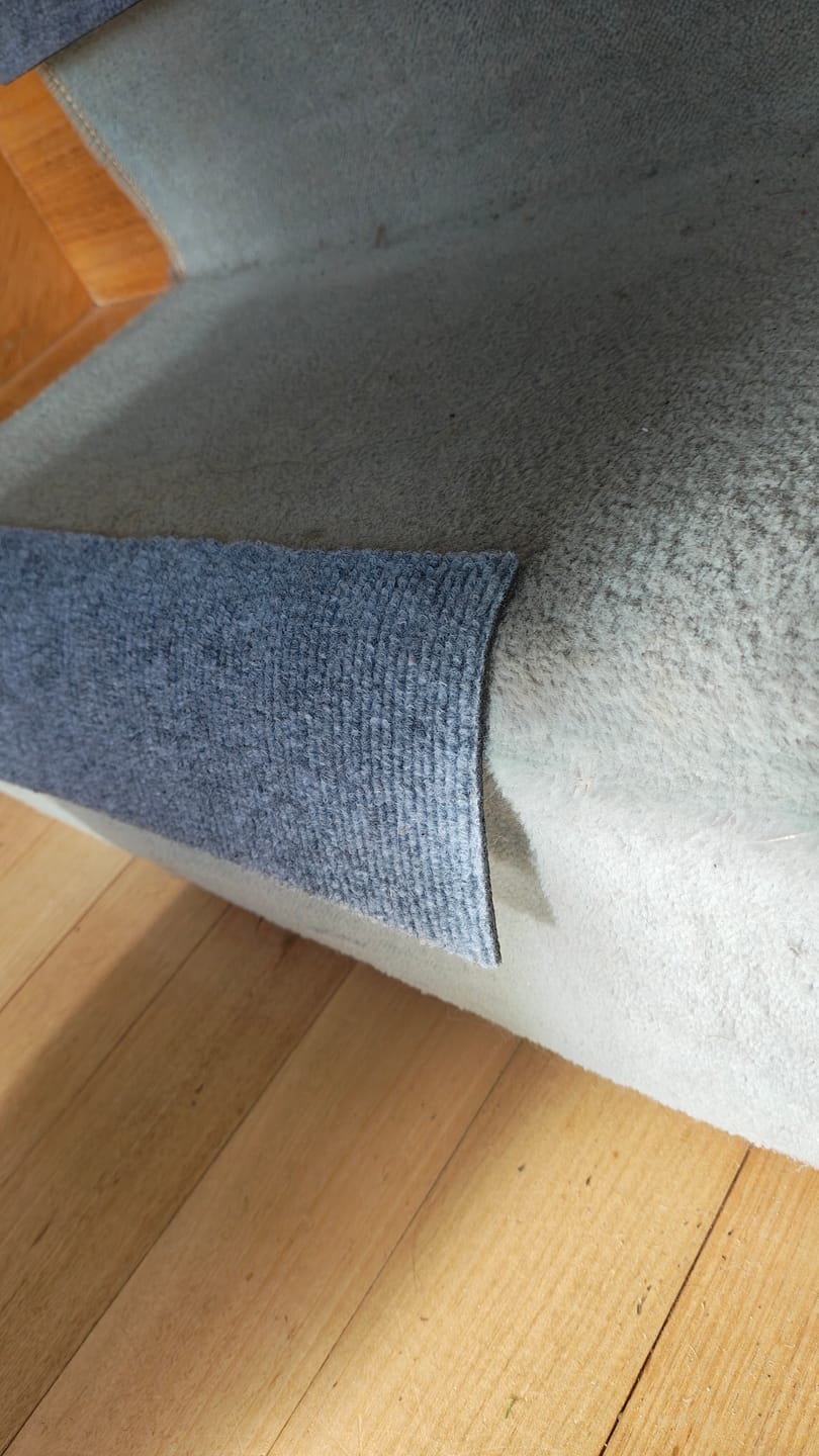 Customer photo review of Multifunctional Cat Scratching Carpet