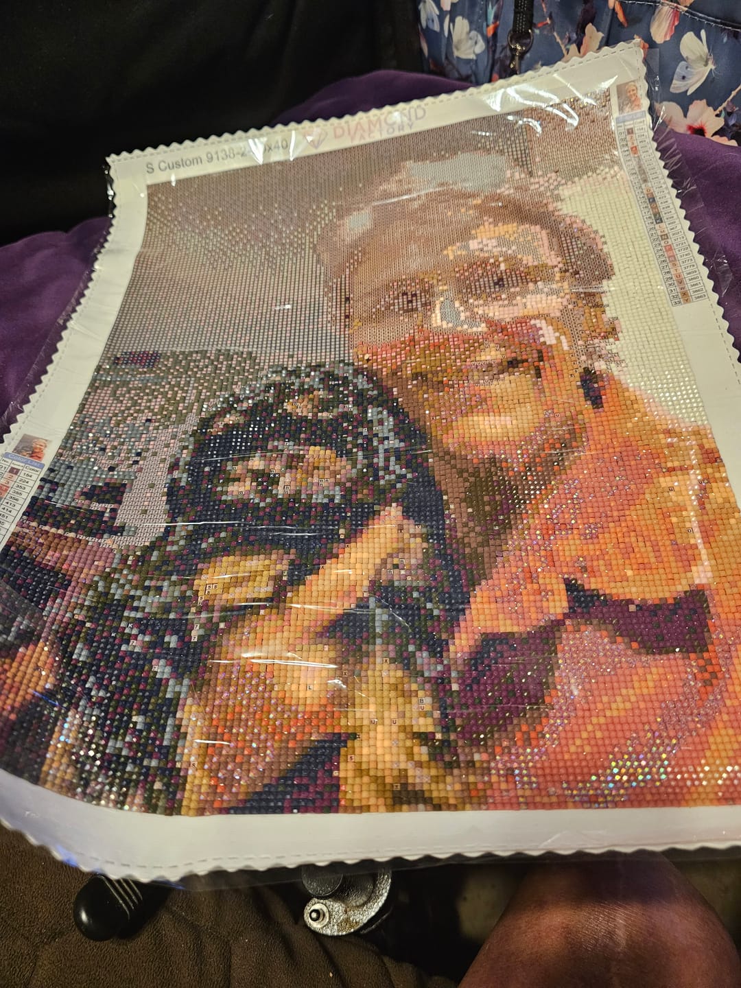 Customer photo review of Custom Diamond Painting Kit