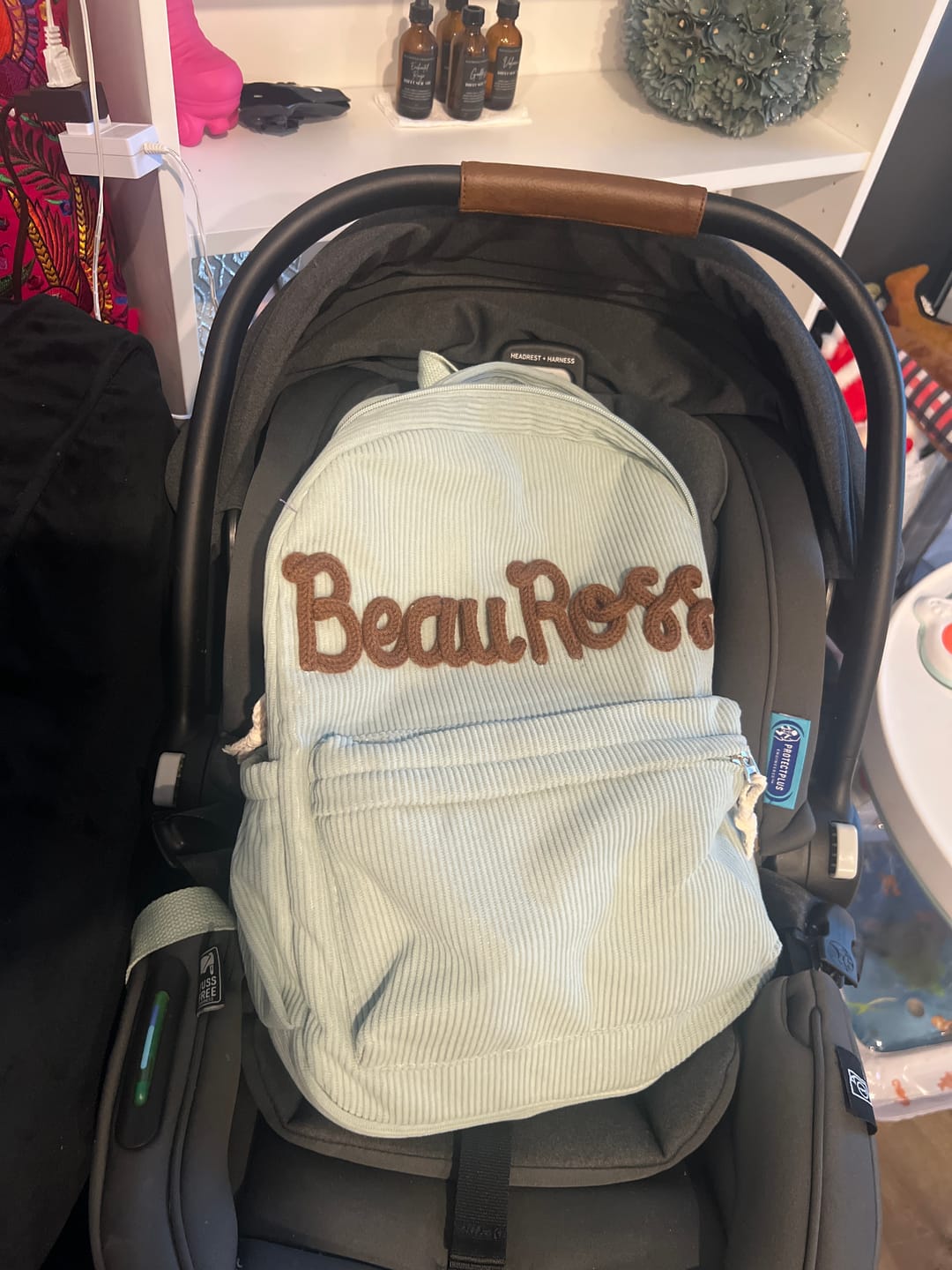 Customer photo review of K&C - Personalized Knitted Backpack