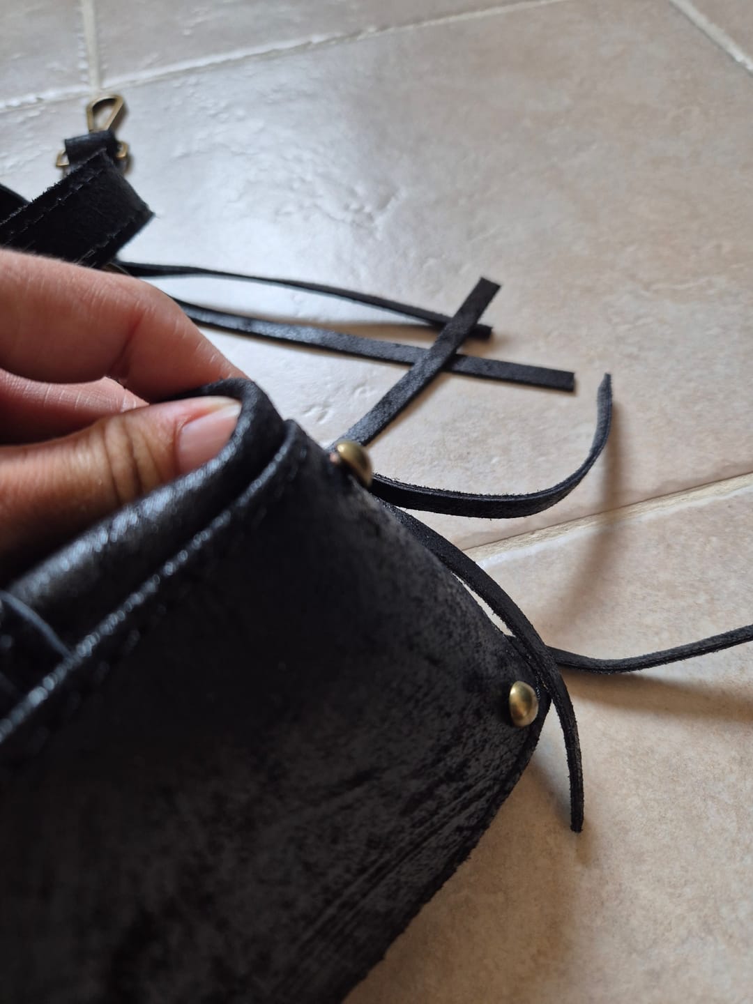 Customer photo review of It girl bag black