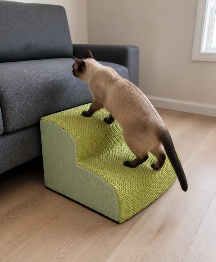 Customer photo review of Orthopedic Dog Stairs for Joint Relief