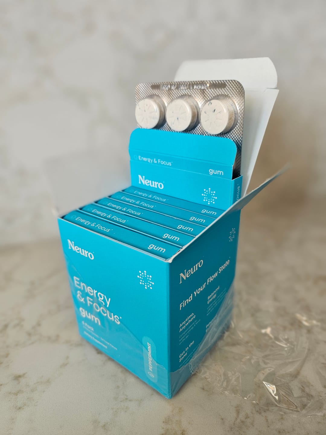 Customer photo review of Energy & Focus Gum
