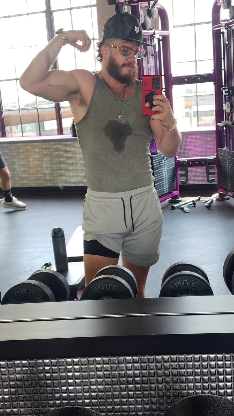 Customer photo review of Premium Ultra-Soft Cotton Distressed Fitted Tank 2 Pack