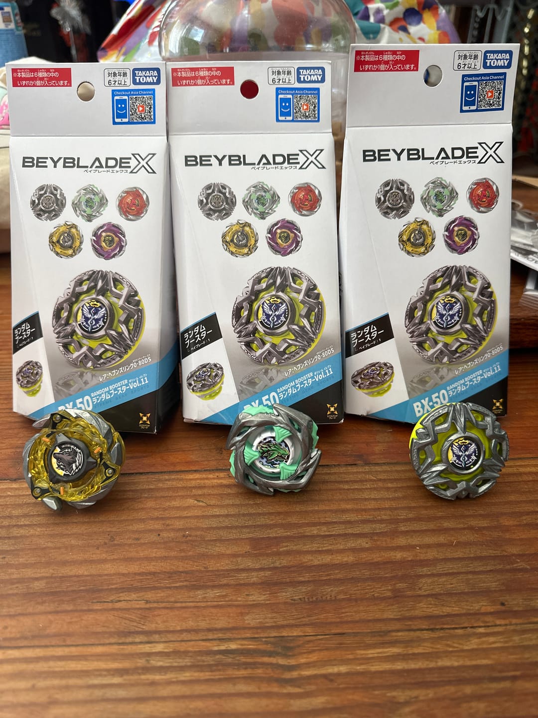 Customer photo review of Takara Tomy Beyblade X BX-50  Random Booster Vol.11 Heaven Ring