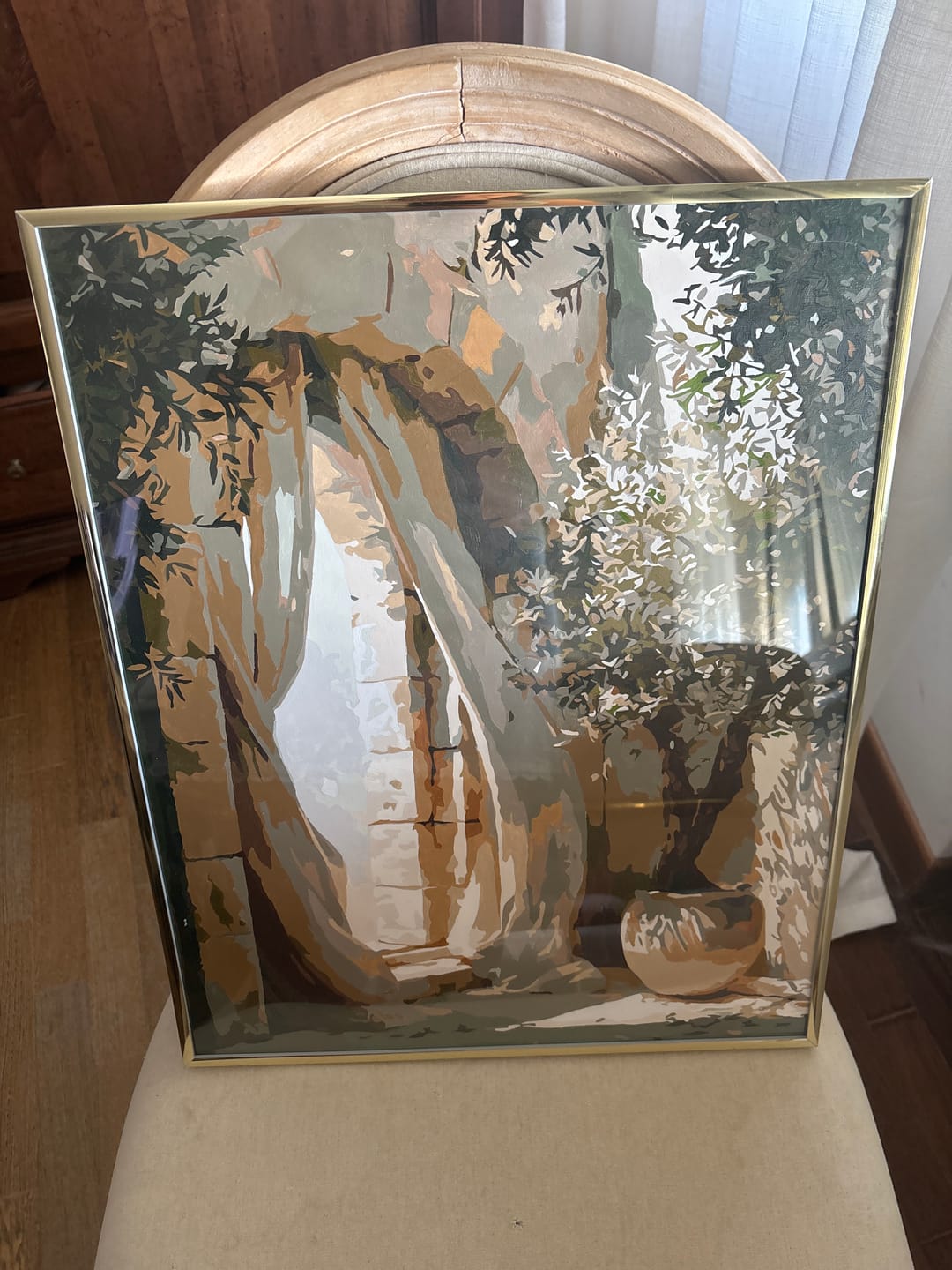 Customer photo review of The Stone Archway | Paint by Number