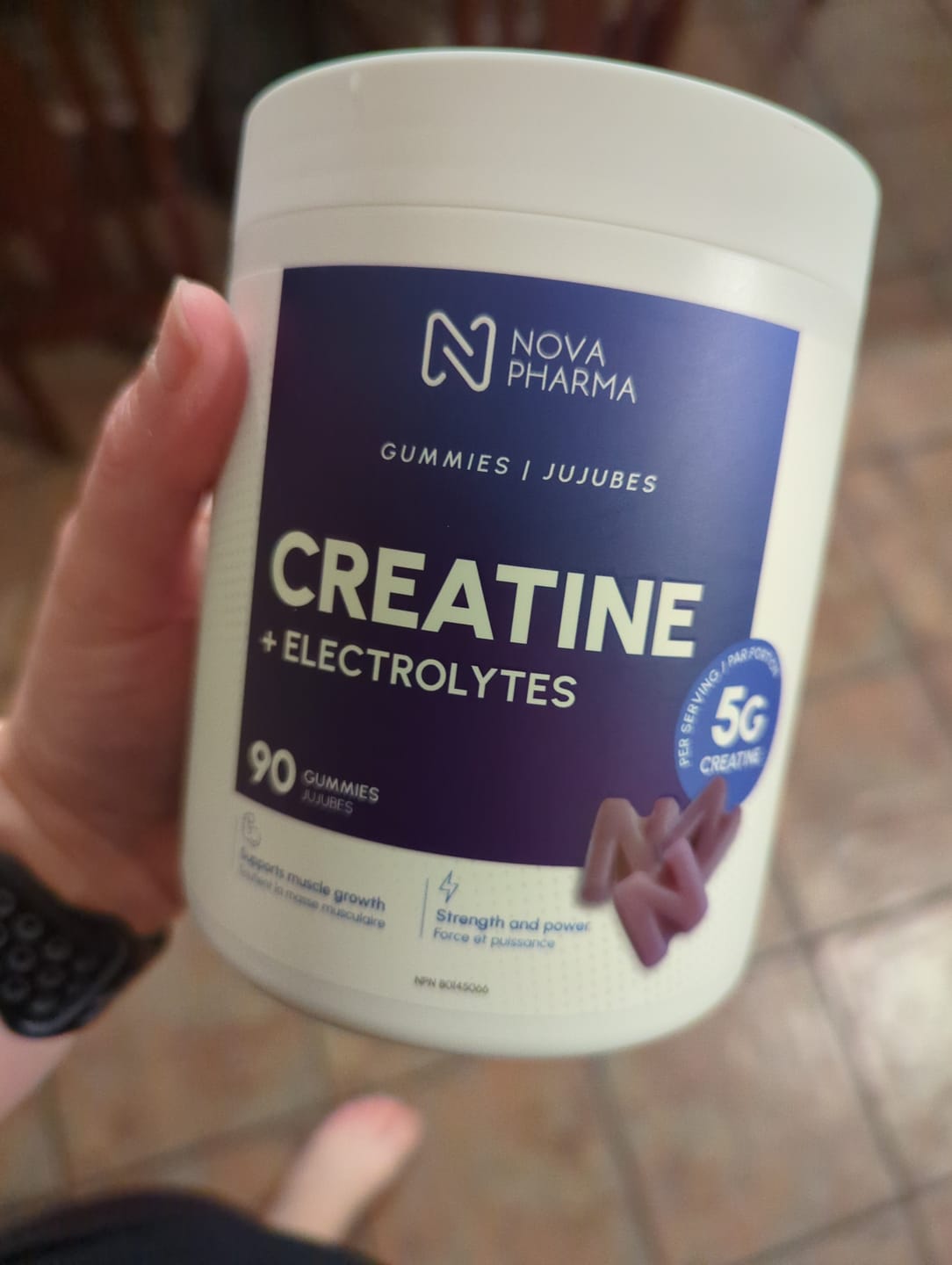 Customer photo review of Creatine gummies