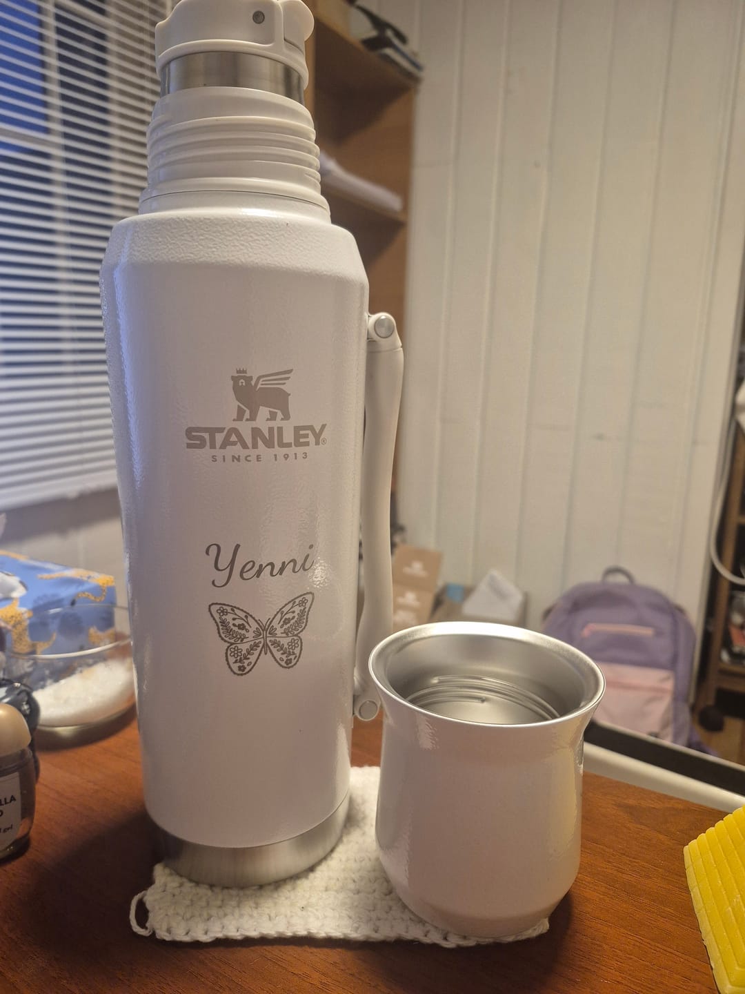 Customer photo review of Mate System Ideal Hammertone Blanco | 1.2 lt