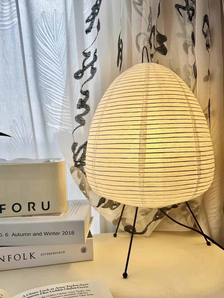 Customer photo review of Table Lamp, Xuanzhi, Handmade Mulberry Paper Shade, E26/E27, Plug-In