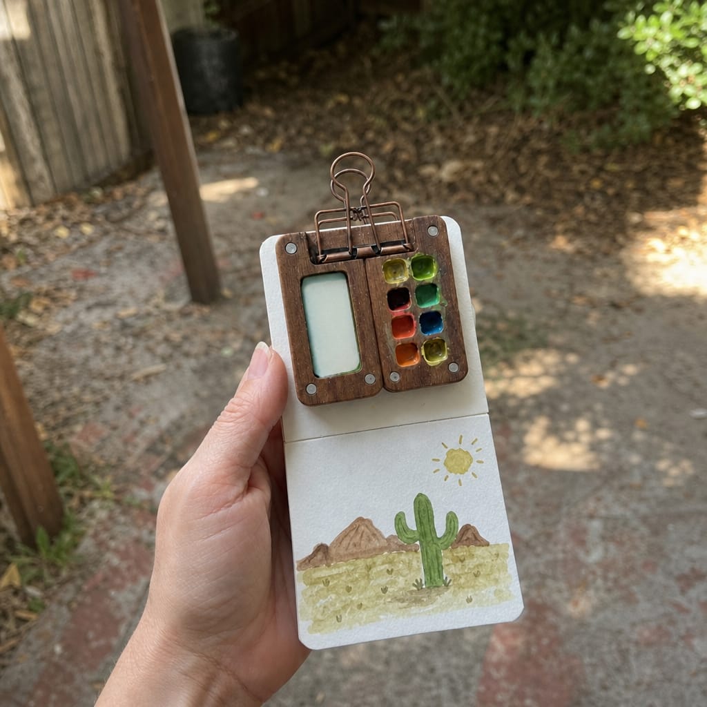 Customer photo review of the watercolor kit
