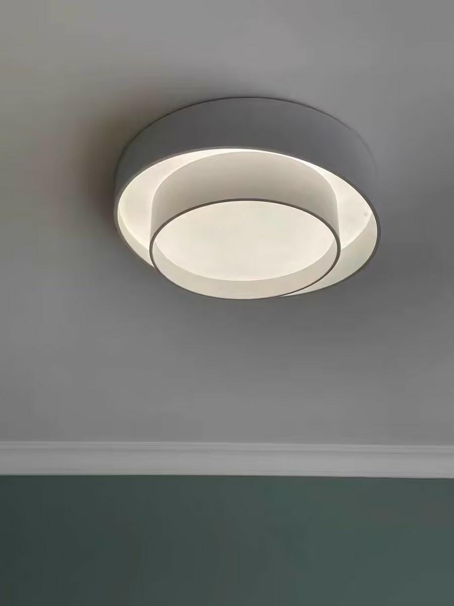 Customer photo review of Melody Ceiling Light, Cylinder Shade, Integrated LED, White Grey Black