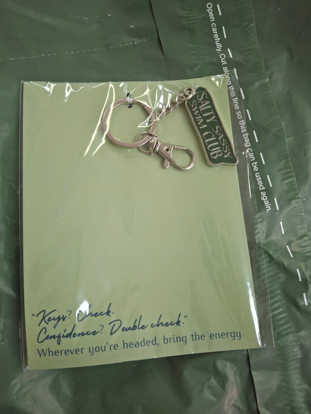 Customer photo review of JAYD Keyring - Salty Sassy
