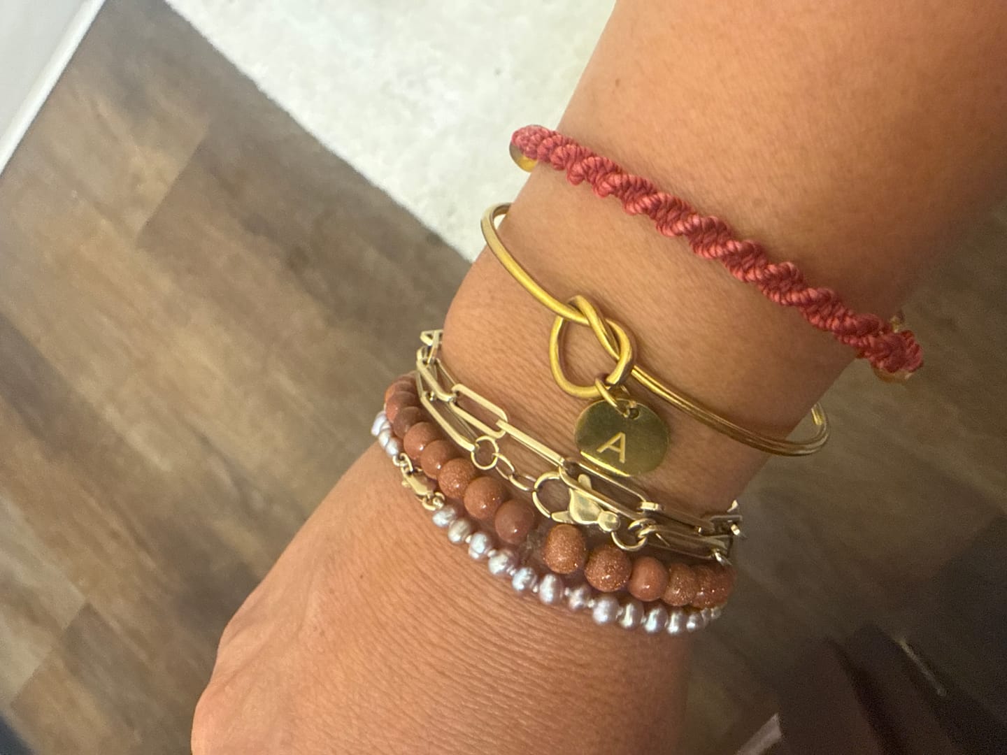 Customer photo review of Rosa® Infinity Bangle Bracelet