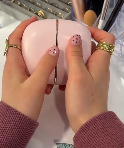 Customer photo review of Portable Straightening Brush™