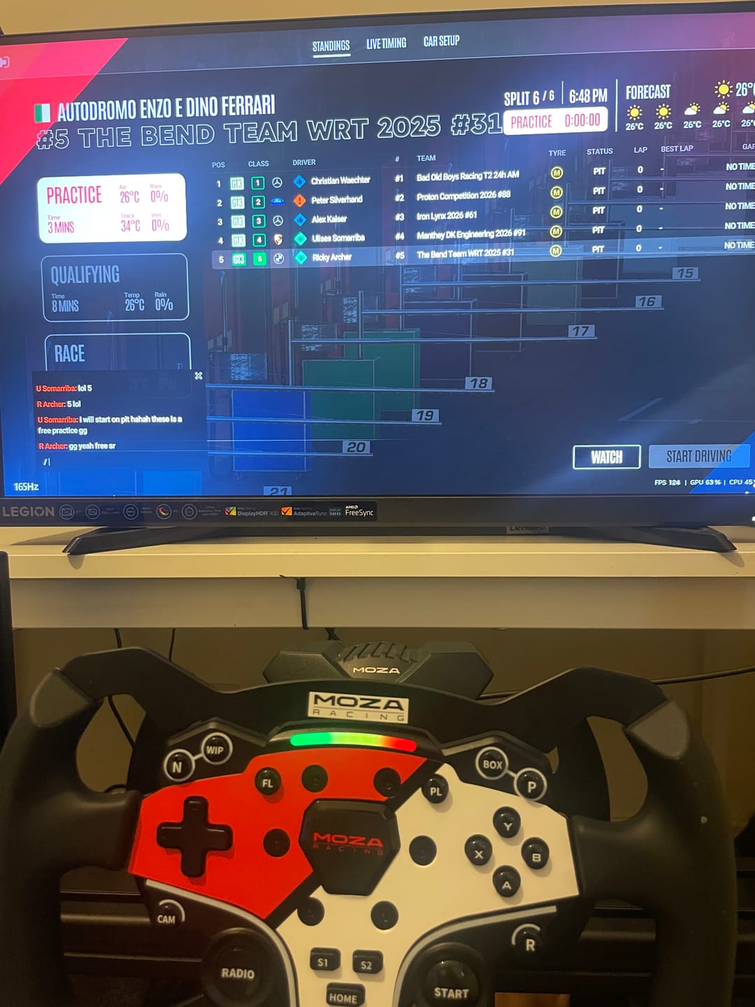 Customer photo review of MOZA RACING ES Formula Wheel MOD