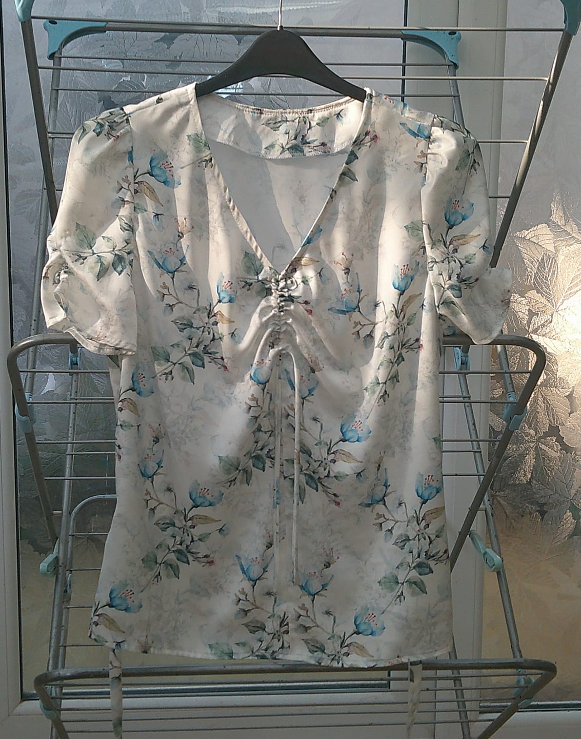 Customer photo review of Island Petals Silky Satin Fabric