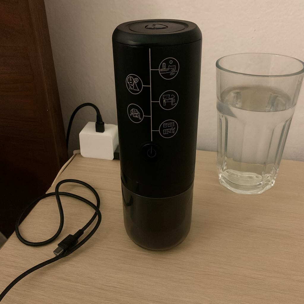 Customer photo review of Nano Prenosivi Espreso Aparat