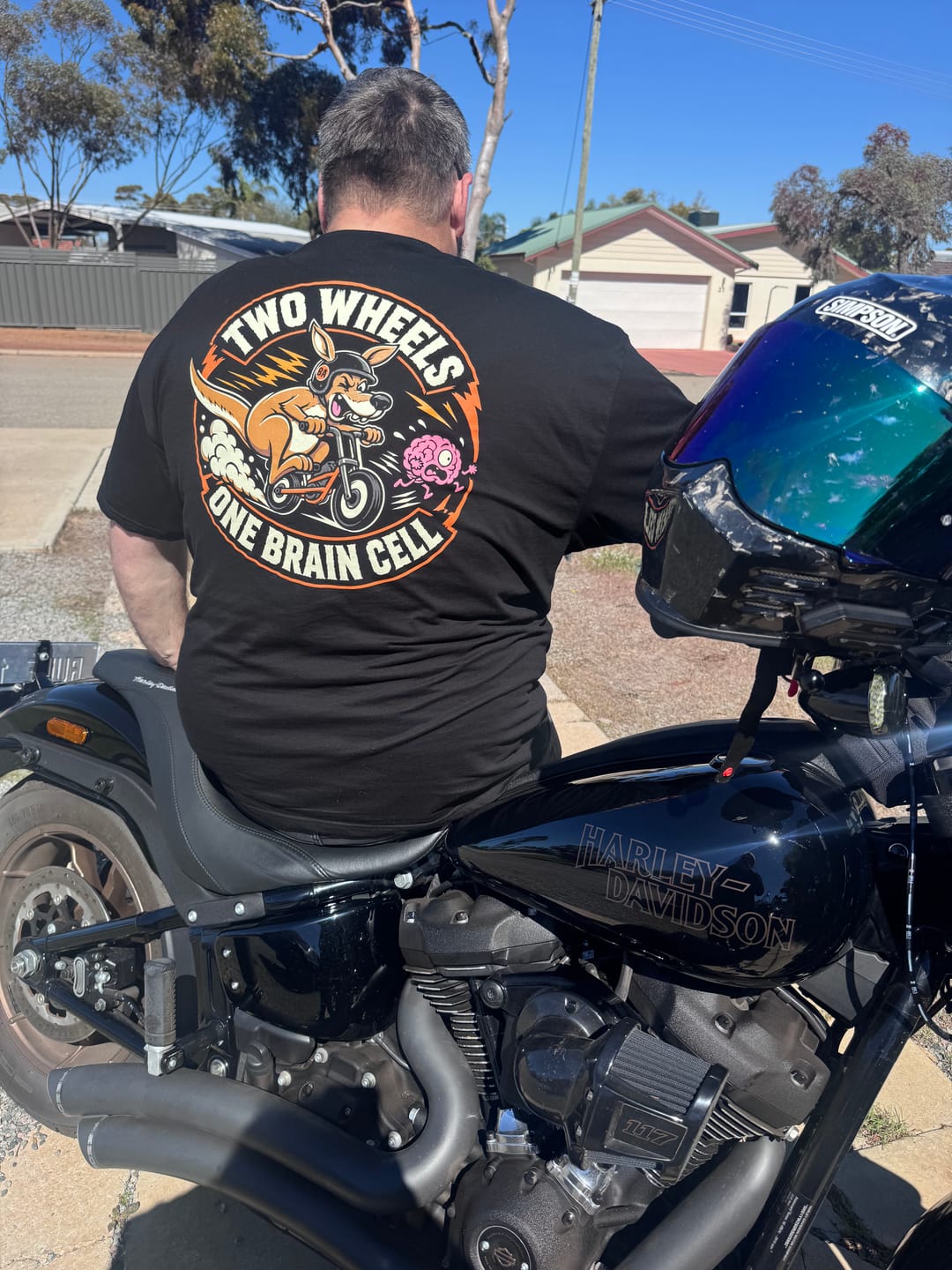 Customer photo review of One Brain Cell Tee