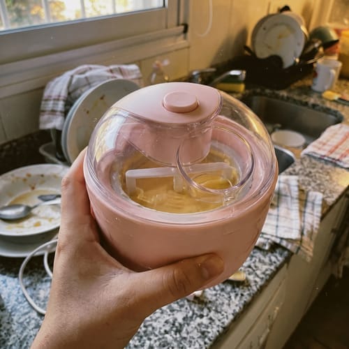 Customer photo review of Ice cream maker