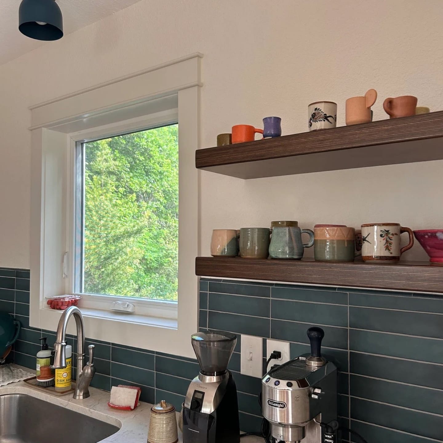 Customer photo review of Baltic Birch Plywood Floating Shelf