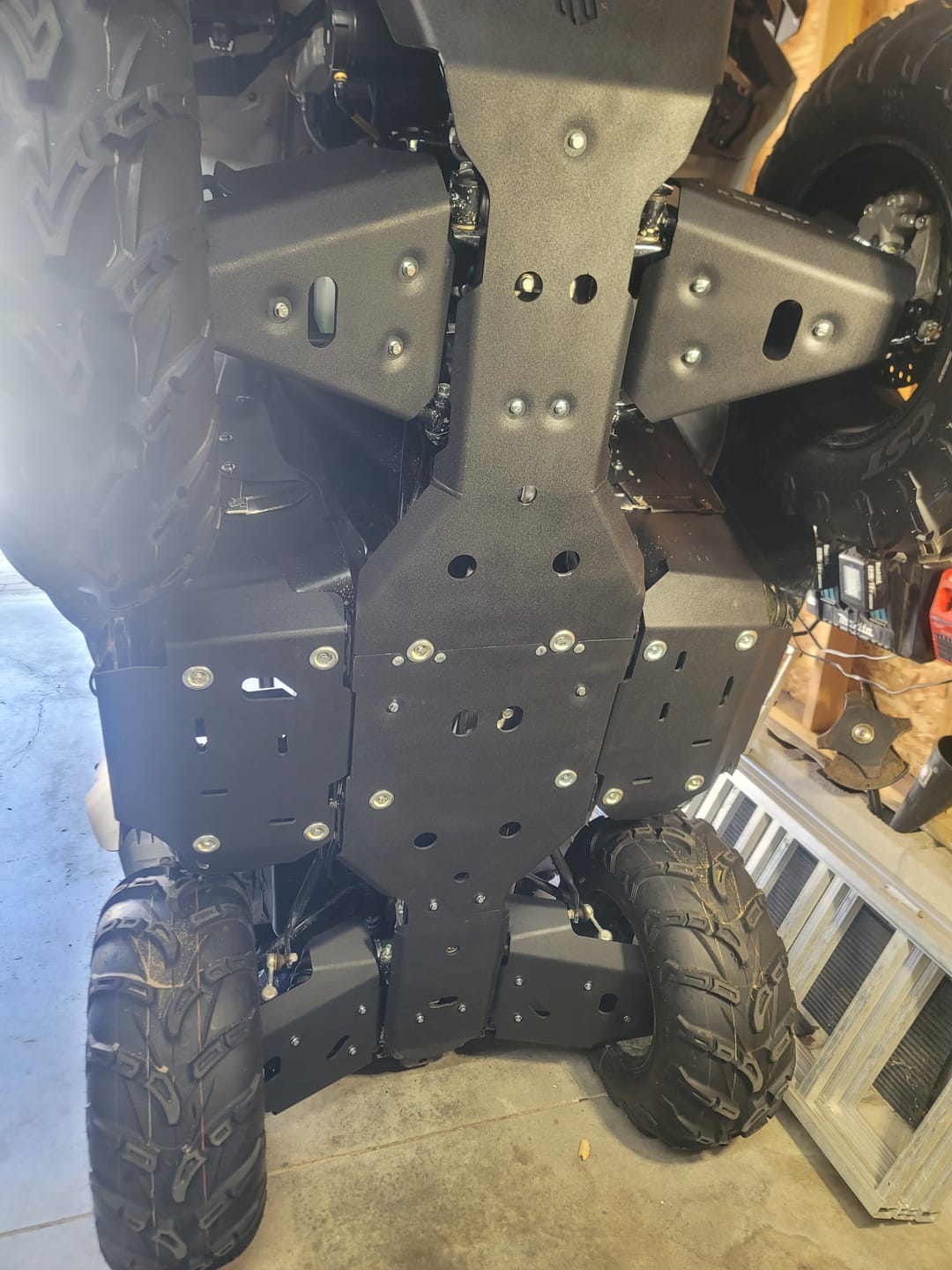 Customer photo review of Full Skid Plate Kit — Kawasaki Brute Force 650/750 (2008+)