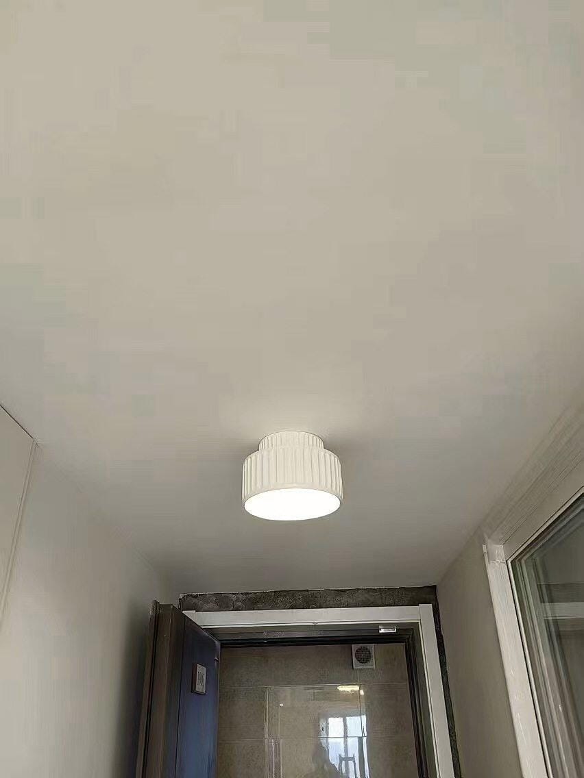 Customer photo review of Ceiling Light, Kami Pleated Resin Shade, E27, Ceiling or Wall Mount