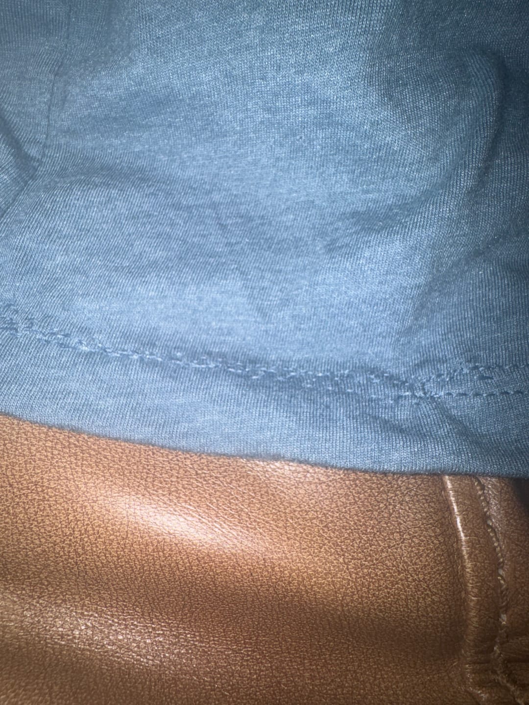 Customer photo review of Tilts Its Head Shirt