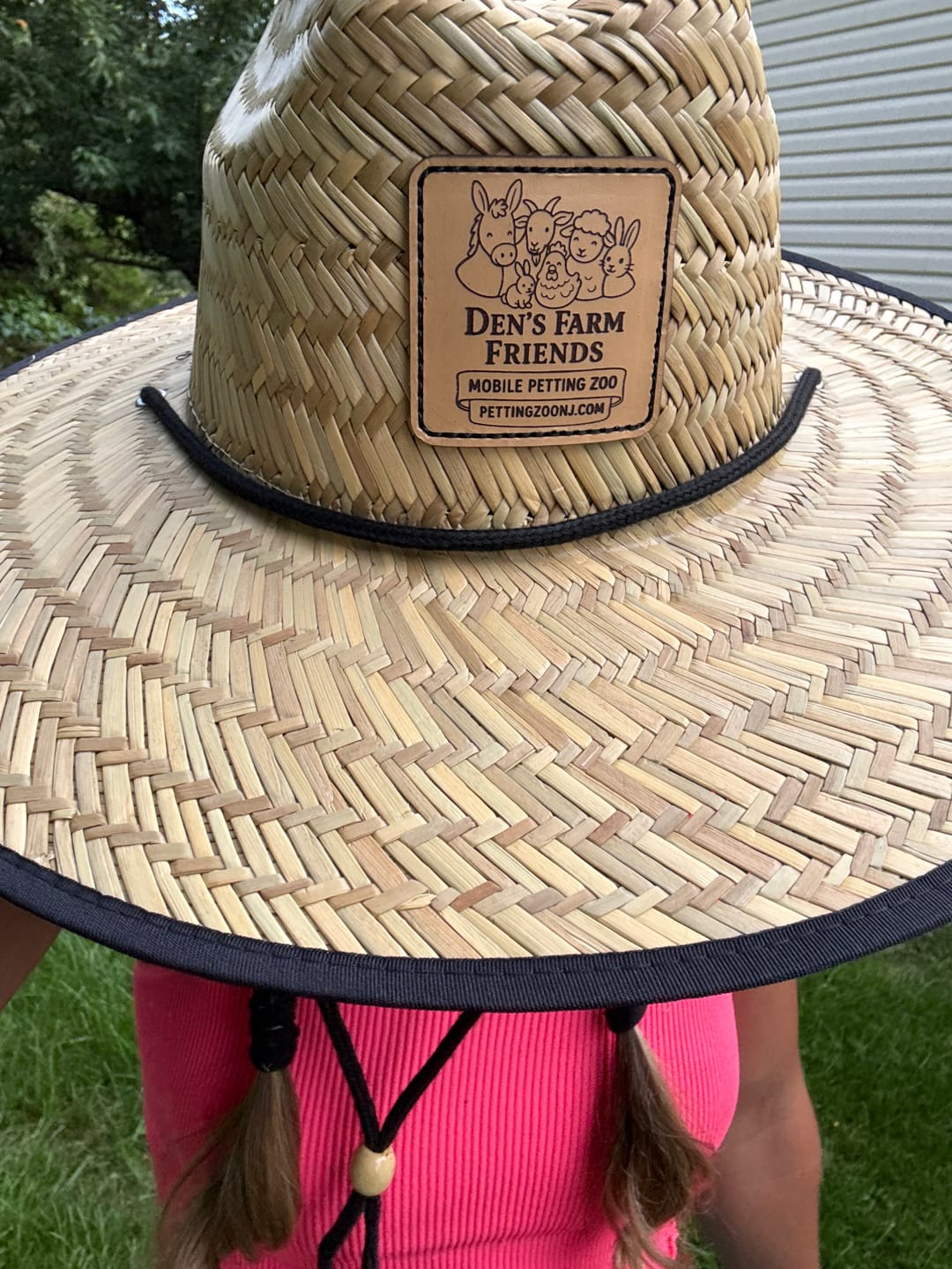 Customer photo review of Premium Custom Leather Patch Hats (Wholesale)