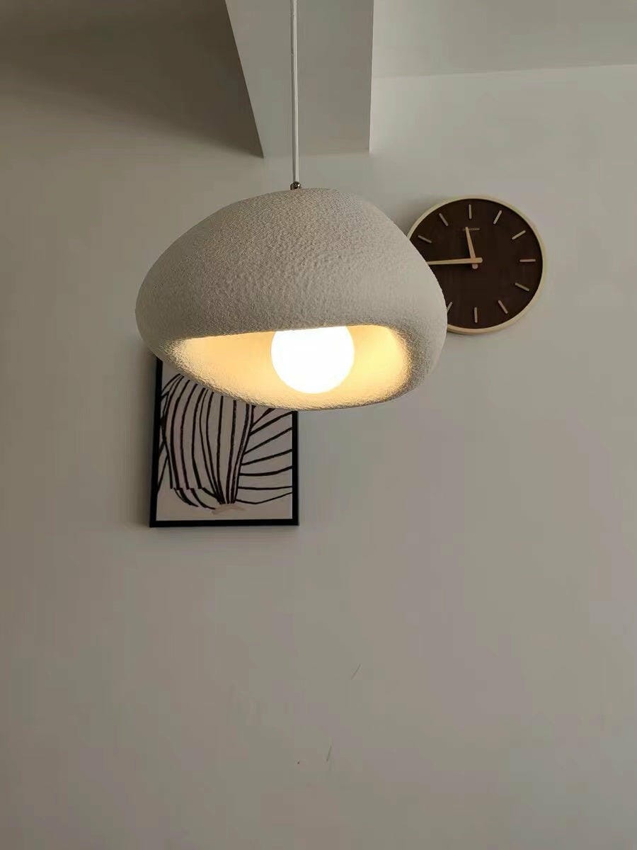 Customer photo review of Pendant Light, Nubia Cloud Sphere, Polystyrene Shade, E26 LED