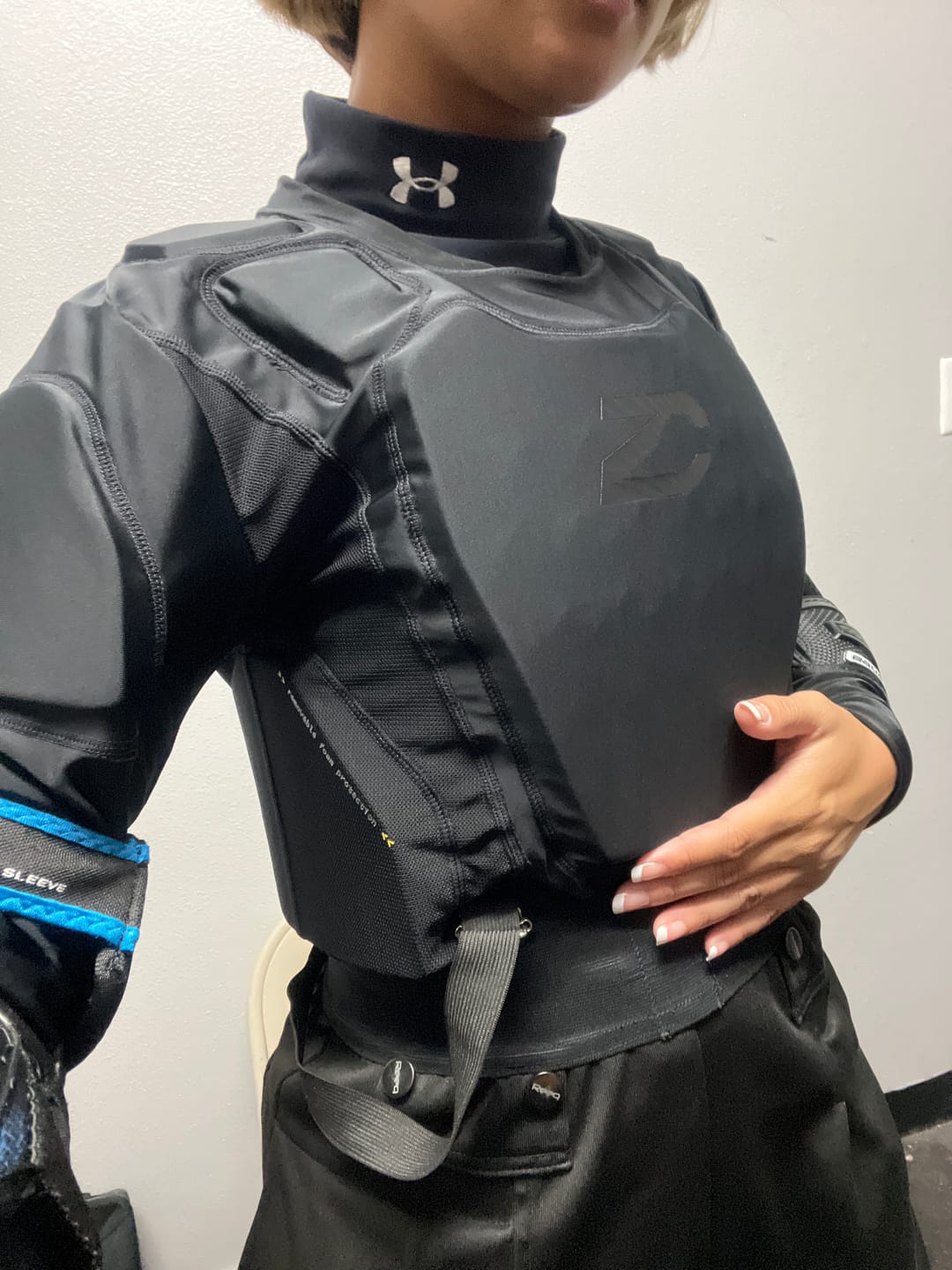 Customer photo review of ZPS-PRO LONG SLEEVE HOCKEY REFEREE PADDED SHIRT