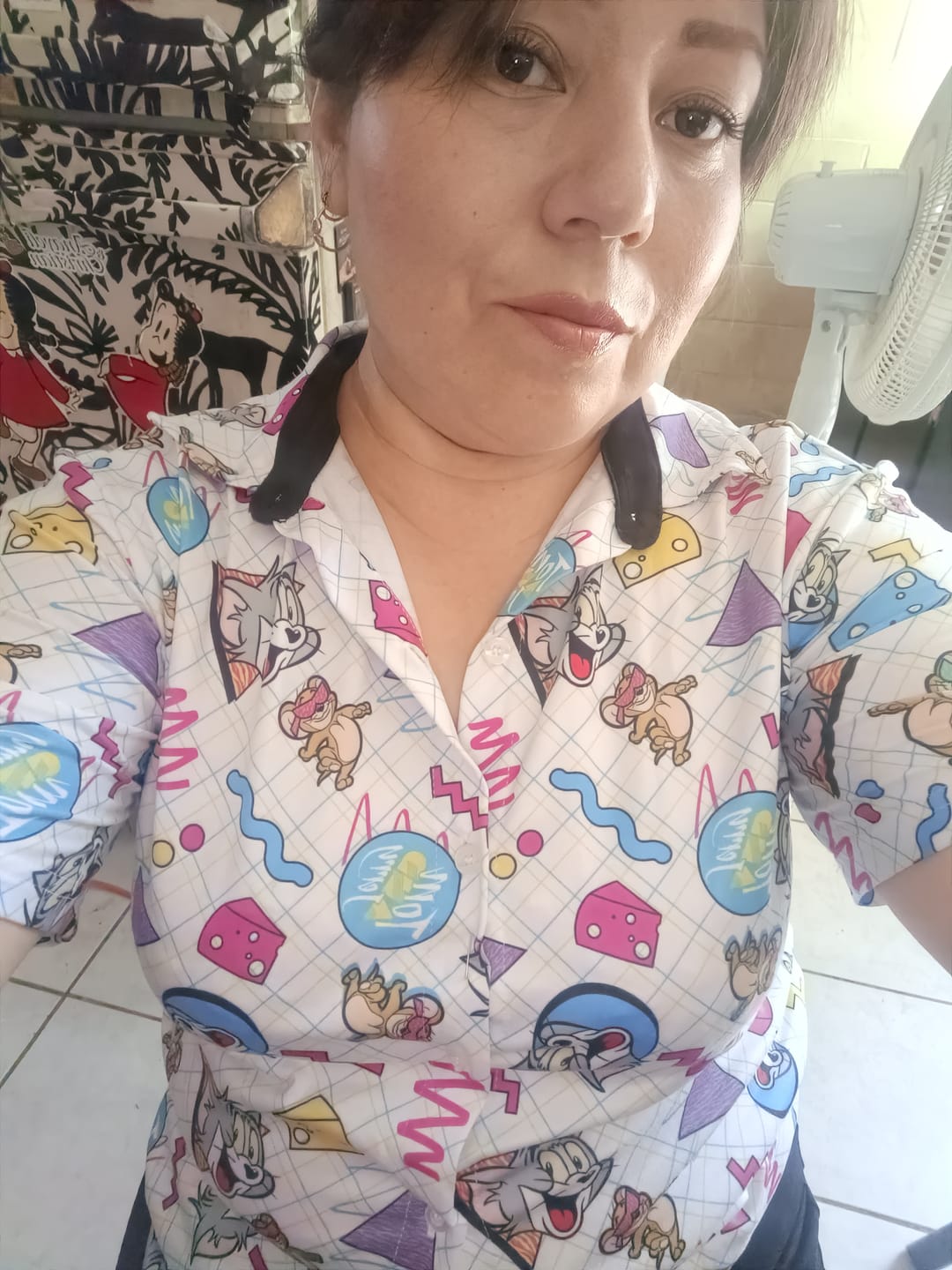 Customer photo review of Camisa Pijama Tom y Jerry Cartoon