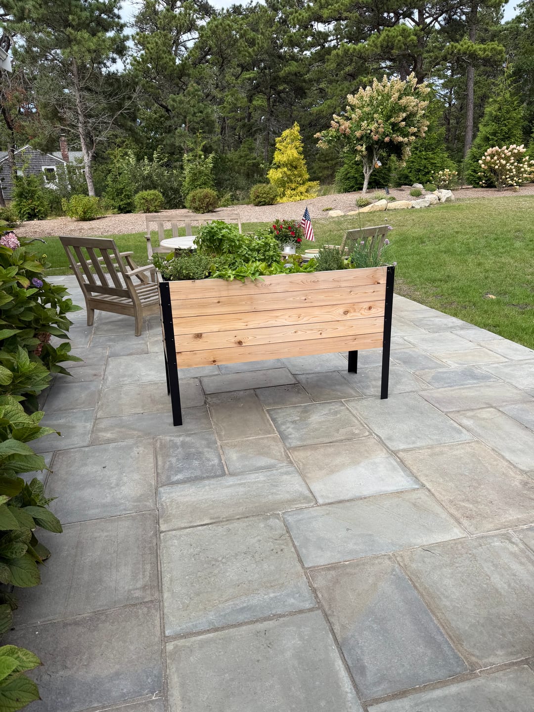 Customer photo review of 18" x 48" Raised Garden Bed - 30" TALL / Select Grade