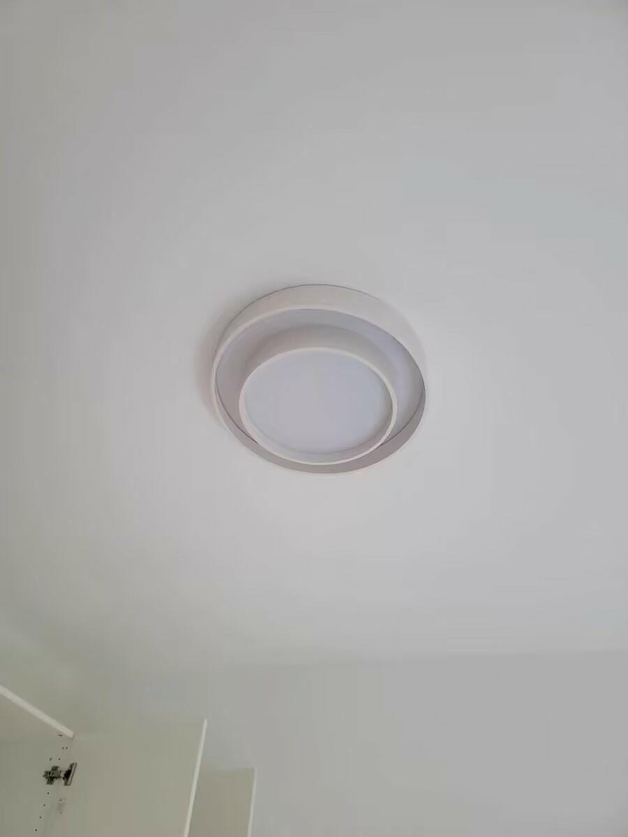 Customer photo review of Melody Ceiling Light, Cylinder Shade, Integrated LED, White Grey Black