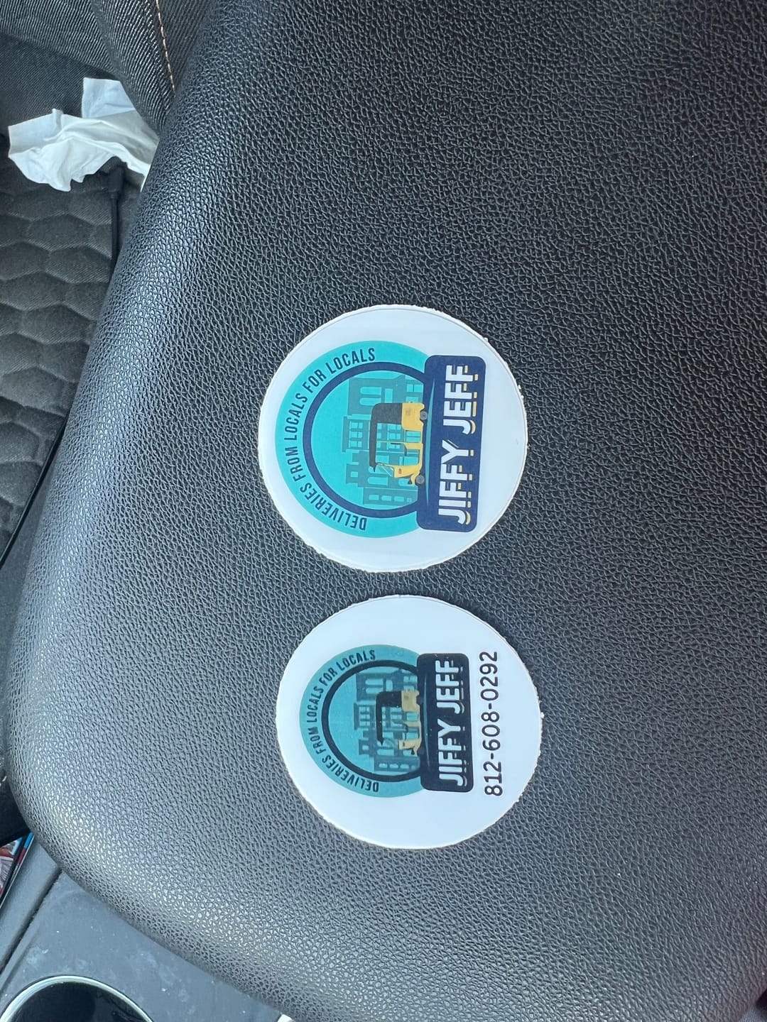 Customer photo review of 150 Custom 2" Stickers for $29
