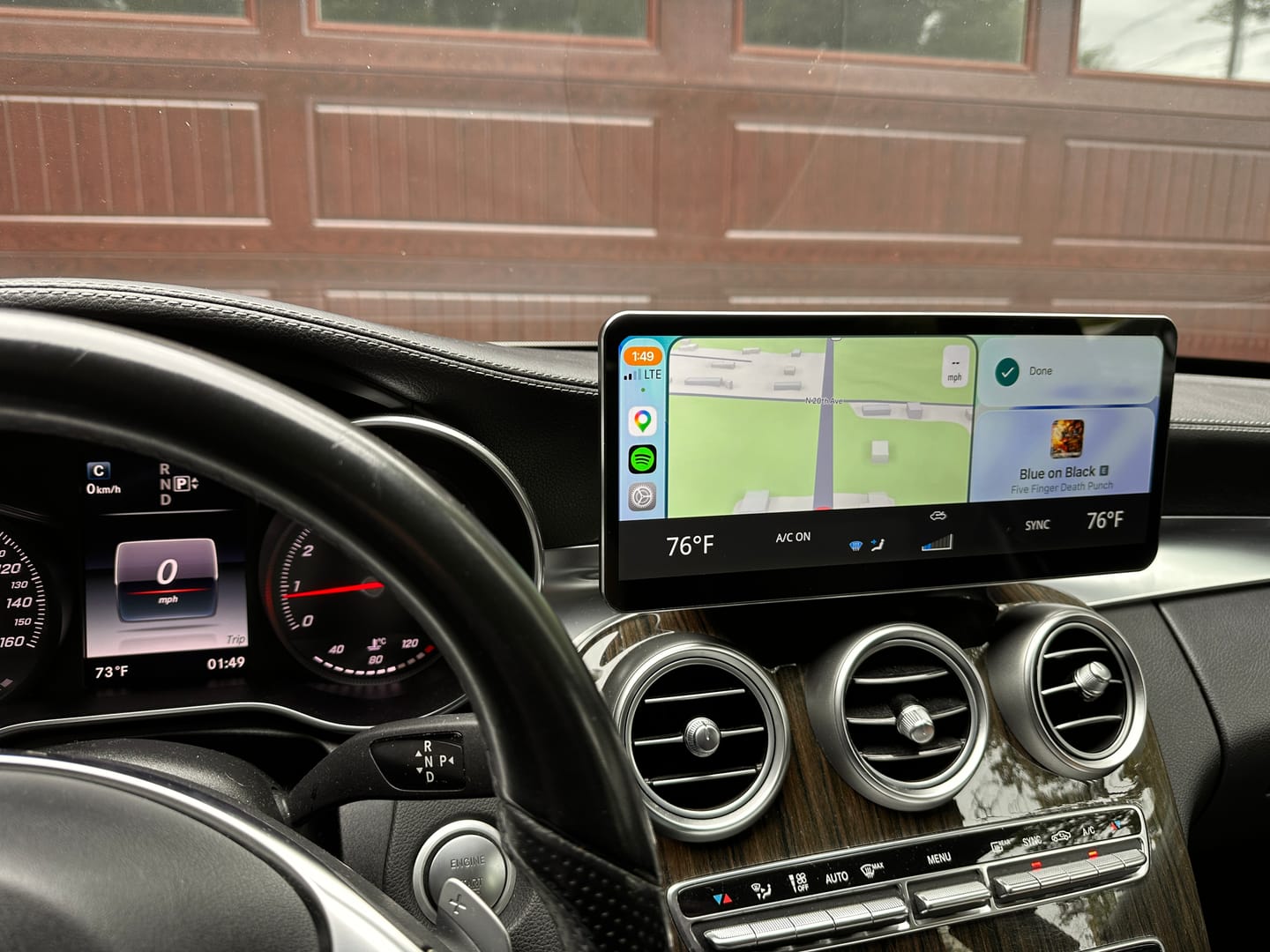 Customer photo review of Mercedes Benz C/GLC Class | W205/X253 | 10.25"/12.3" Linux CarPlay/Android Touchscreen Display | 2014 - 2019