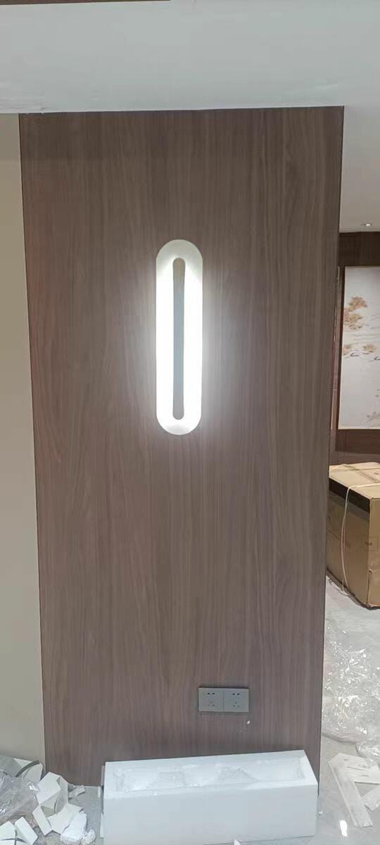 Customer photo review of Wall Sconce, Genuine Alabaster & Brass, Integrated LED, Dimmable