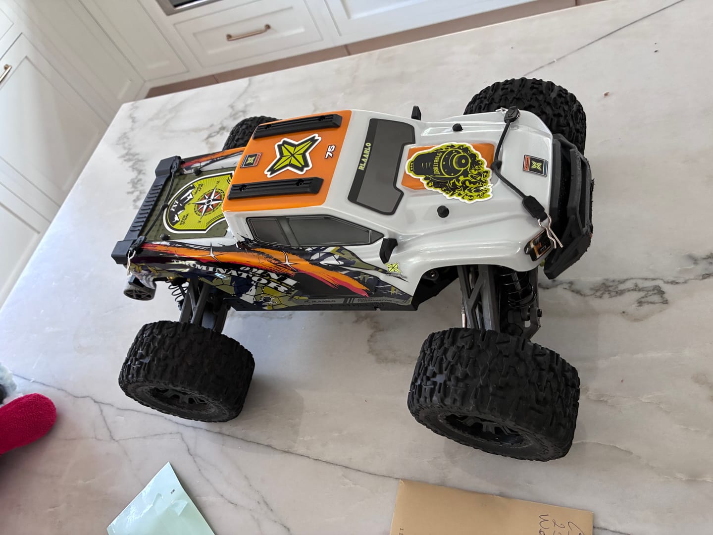 Customer photo review of Car Body, PC For RZ001（Orange + White）