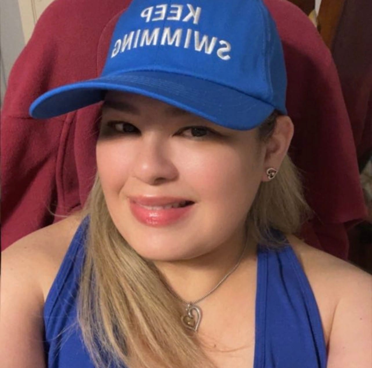 Customer photo review of [4TH PRE-ORDER] BTS - SWIM OFFICIAL MD BALL CAP (BLUE)