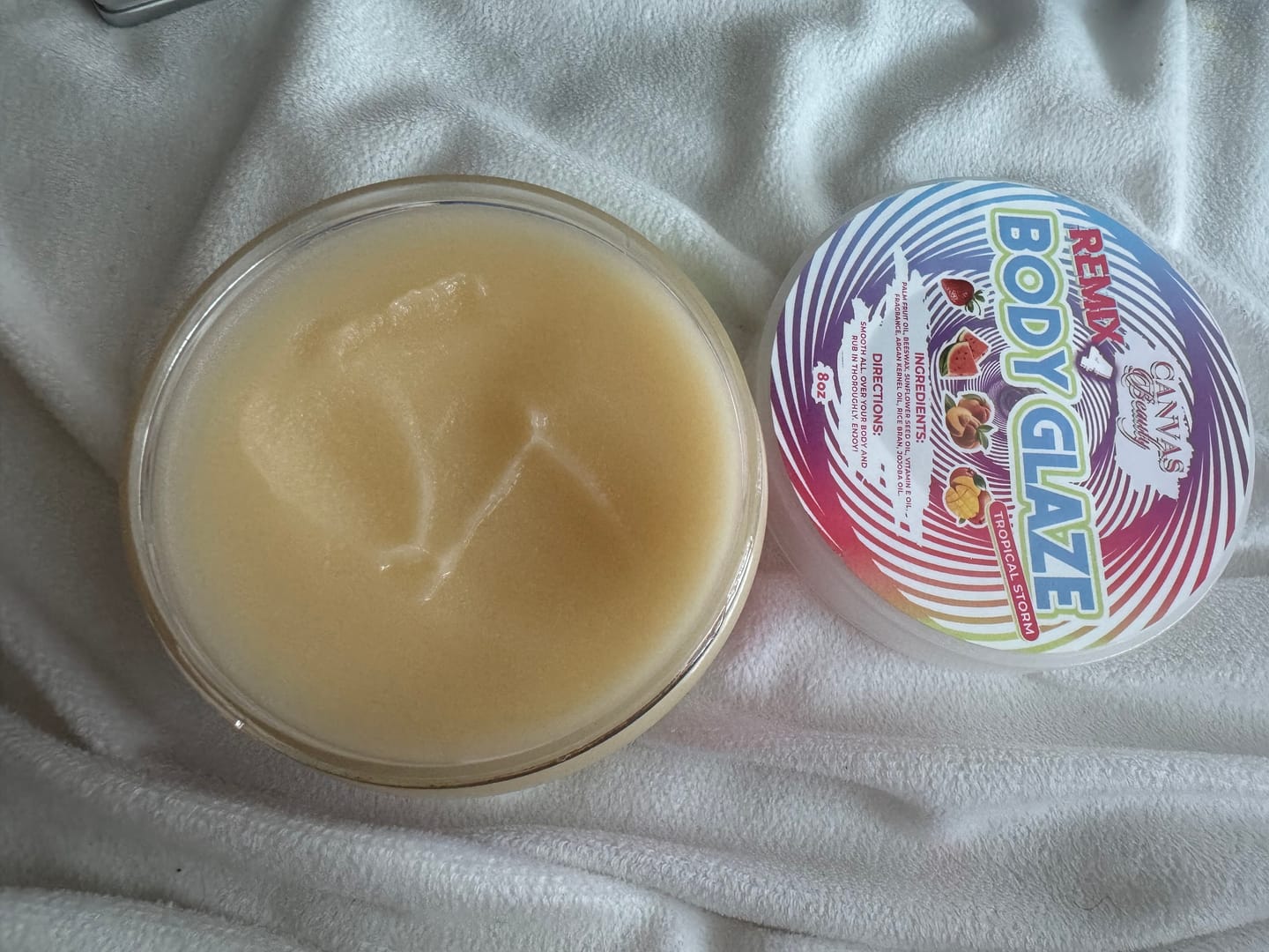 Customer photo review of (NEW) BODY GLAZE: REMIX 4 TROPICAL STORM