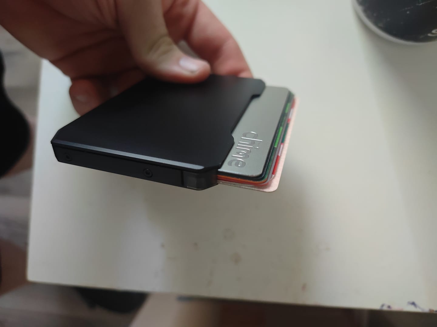Customer photo review of SK1 Slide Kick Wallet