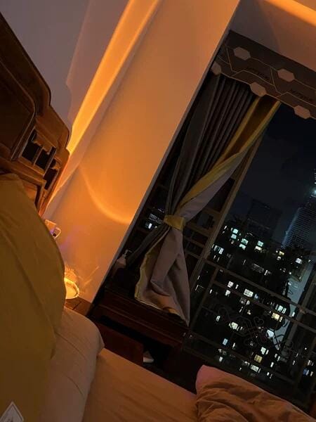 Customer photo review of Table Lamp, Atman Crystal Glass Oval, Chrome Base, Integrated LED