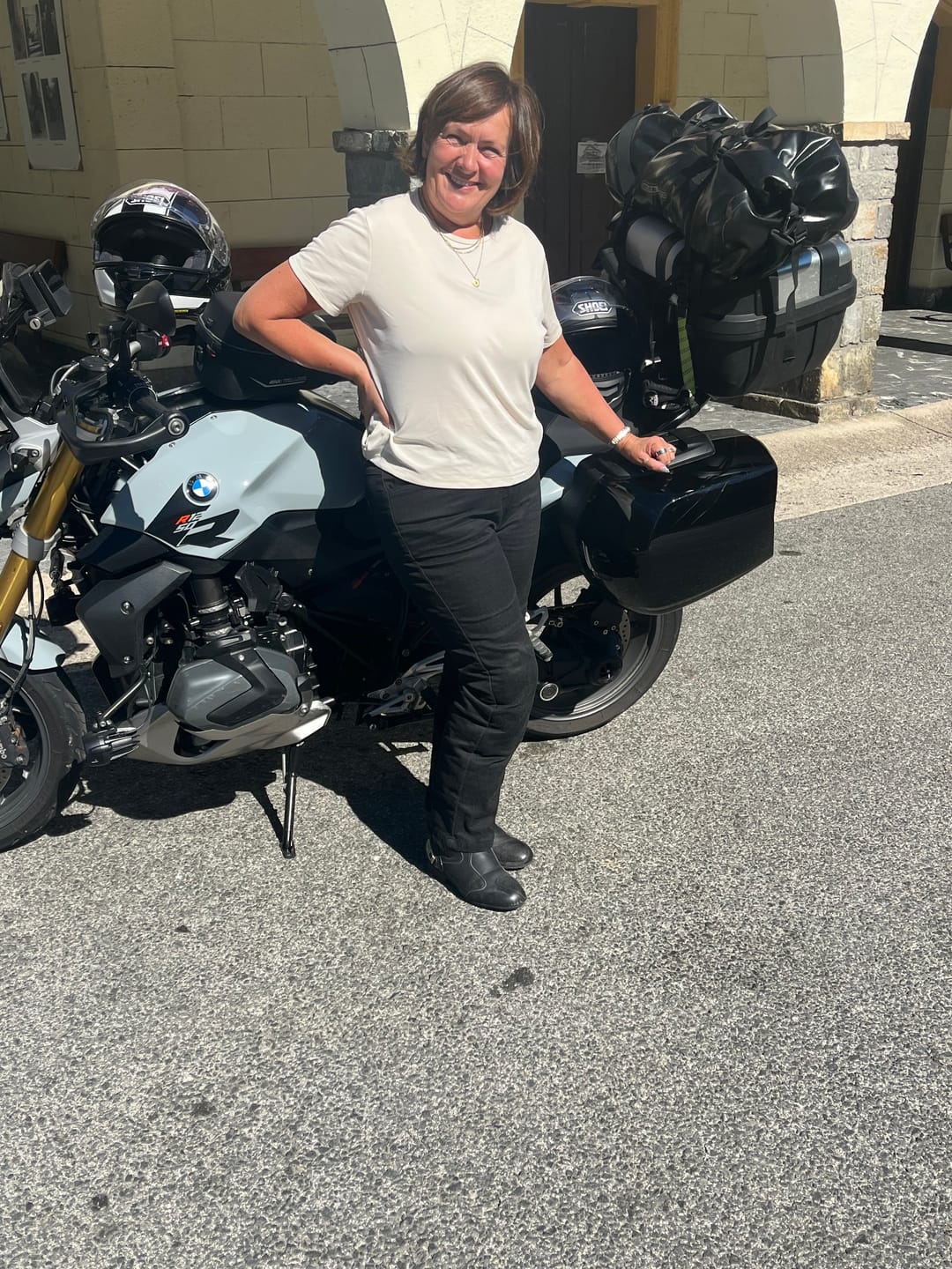 Customer photo review of Ladies Taranis Elite AAA-rated single-layer motorcycle jeans in black