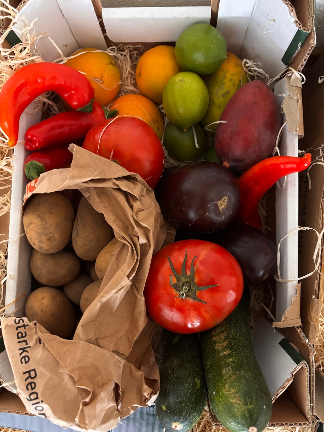 Customer photo review of Bio Obst & Gemüse Retterbox 5kg