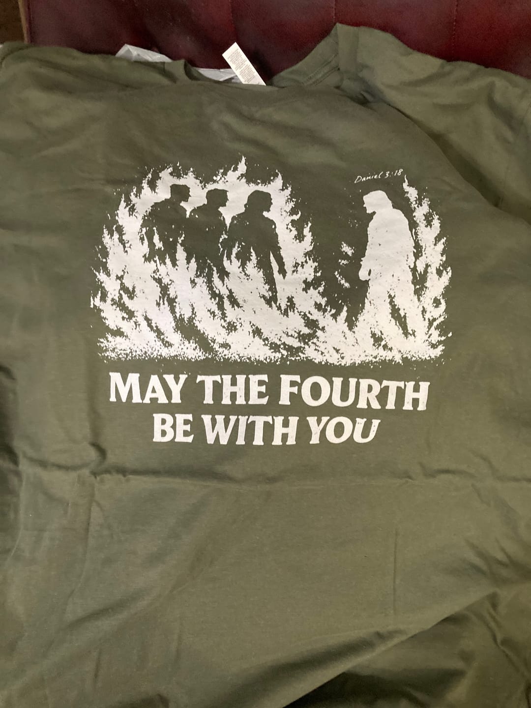Customer photo review of The Fourth T-Shirt - 4XL Special Order