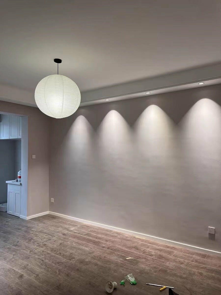 Customer photo review of Washi Paper A Pendant Light, Mulberry Shade, E26/E27, Hardwired