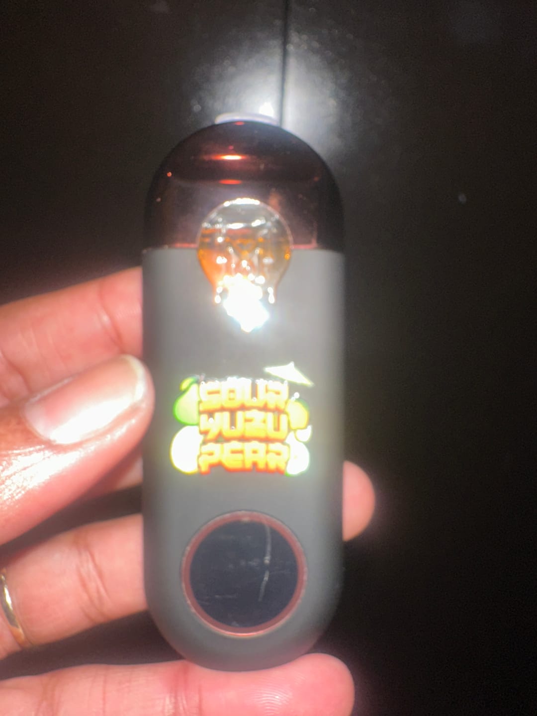 Customer photo review of Sour Yuzu Pear - Muha Meds Gen 3 Melted Diamonds Disposable 3.5G