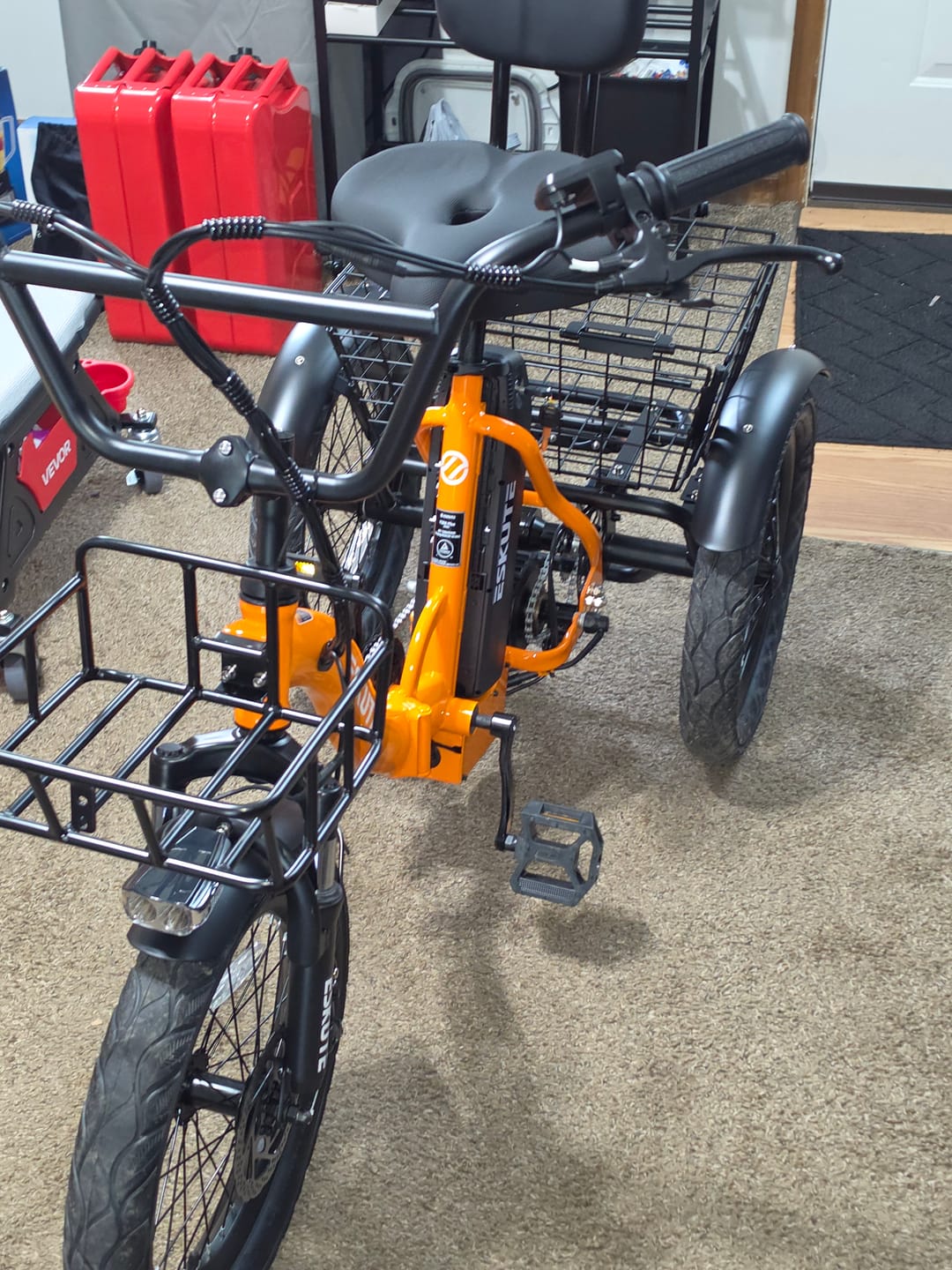 Customer photo review of Eskute® T300 Folding Electric Trike