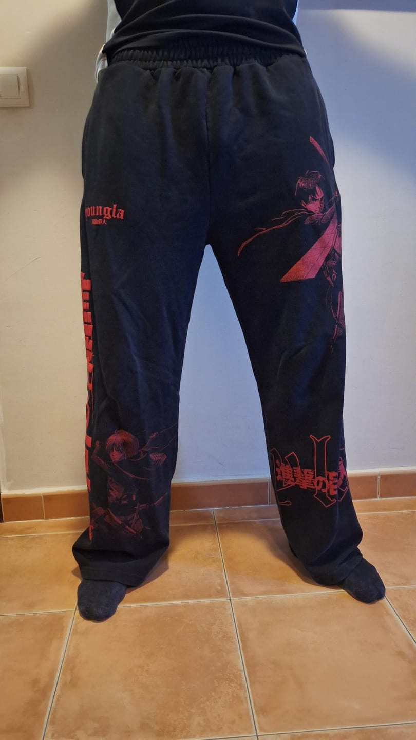 Customer photo review of 2128 - AOT©  x YLA Baggy Joggers
